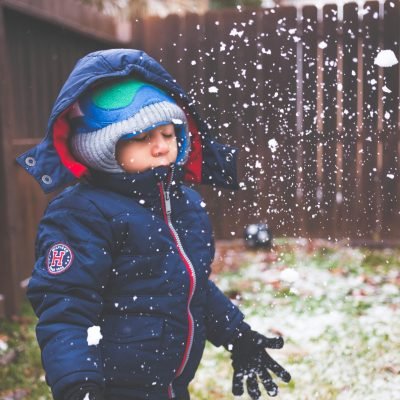 Boy in snow