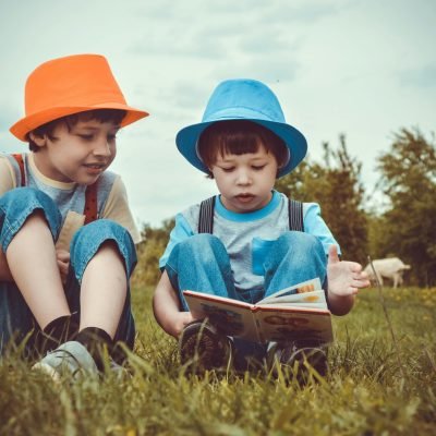 reading outside